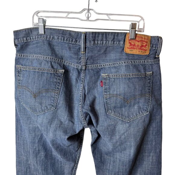Levis 569 Jeans Mens 36x30 Casual Loose Fit Straight Blue Relaxed - Picture 5 of 13